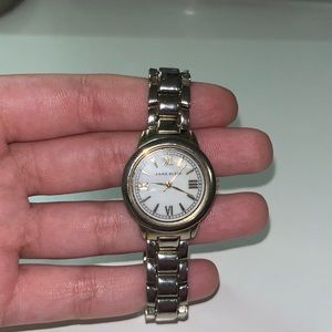 Anne Klein gold watch